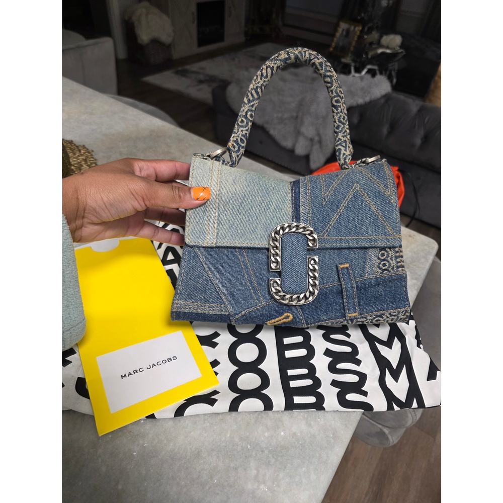 Marc Jacobs Deconstructed Denim St. Marc Top Handle Bag
